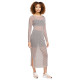 Nike Γυναικείο φόρεμα Air Printed Mesh Long Sleeve Dress
